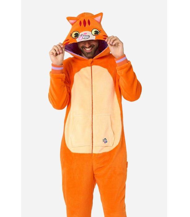 Produktbild OppoSuits Rote Katze Onesie (S)