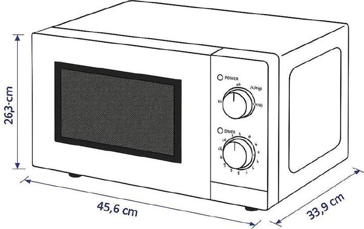 Produktbild Berger & Lanz Mikrowelle MW20P71 700W (20 l)