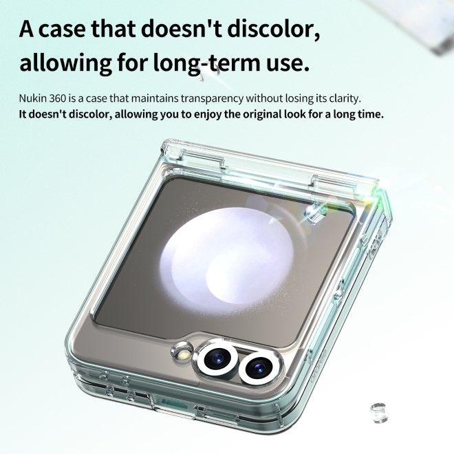 Actual product image Araree Made in Korea 360 Nukin Series (Samsung Galaxy Z Flip6)