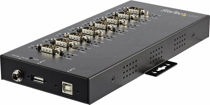 Produktbild StarTech 8 Port industrieller USB auf RS232/422/485 Serieller Adapter - 15kv ESD Schutz - USB zu Seriell A... (USB-A, 8 Ports)