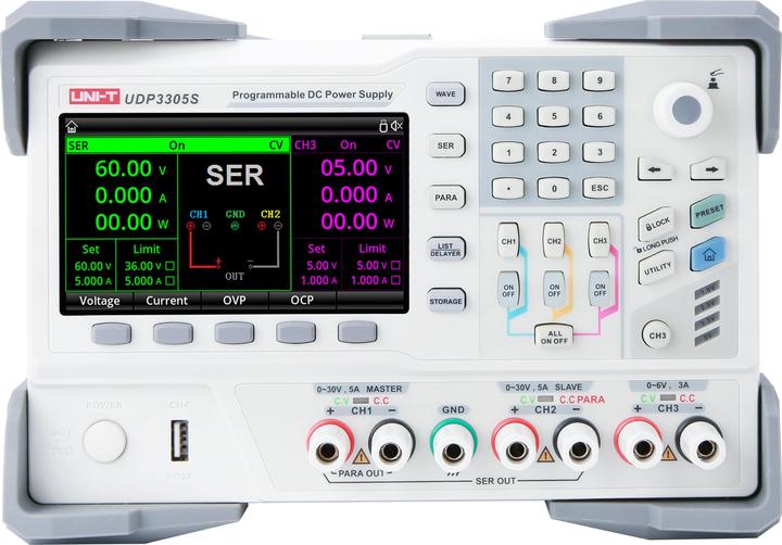 Uni-T Labornetzgerät, UDP3305S, 4 Kanal, programmierbar, 328 W