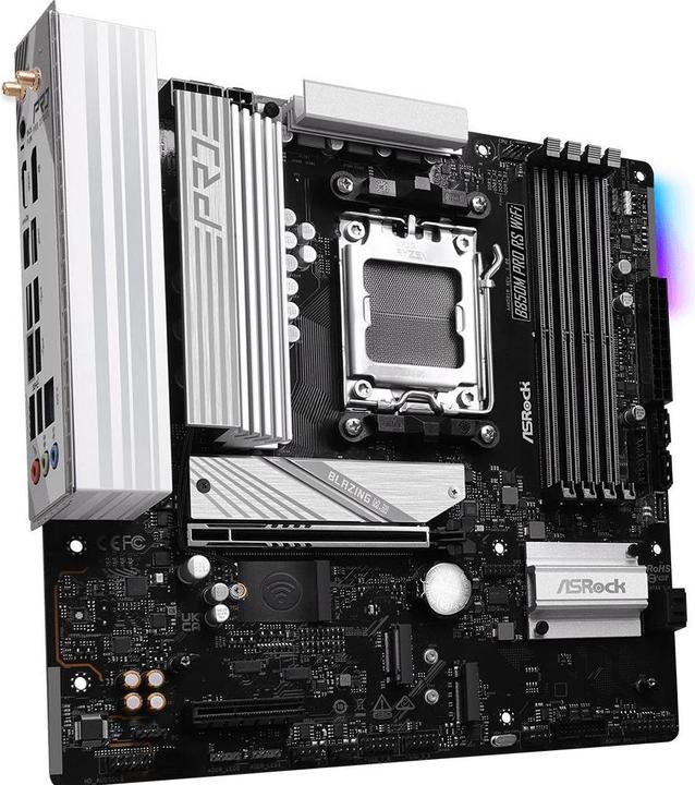 Produktbild AsRock B850M Pro RS WiFi (AM5, AMD B850, mATX)