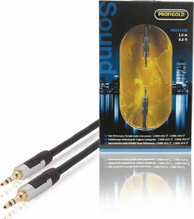Produktbild Profigold SKY 3.5mm portable Audio Cable (1 m, 3.5mm Klinke (AUX))