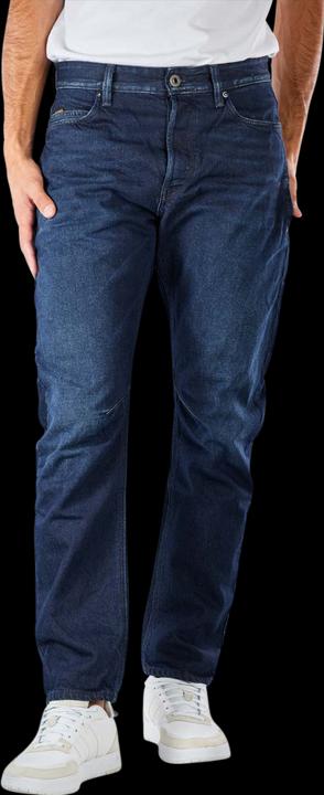 G-Star A-Staq Jeans Tapered Fit C602 worn in deep marine