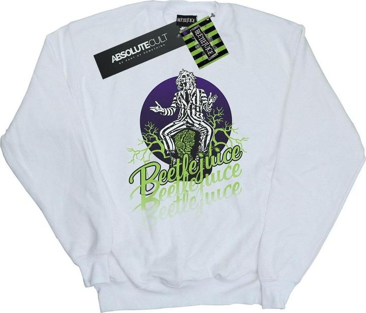 Beetlejuice Faded Pose Baumwoll Sweatshirt
