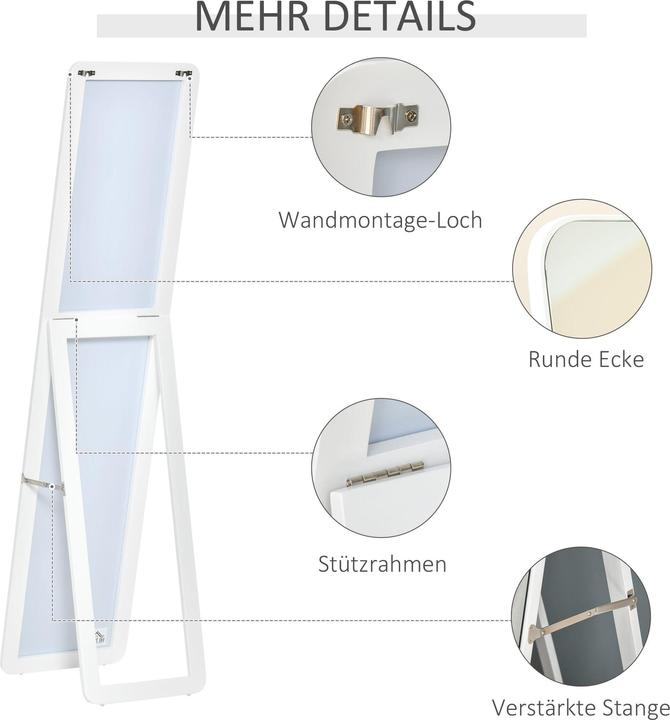 Immagine prodotto Jamb Specchio a figura intera (37 x 43 x 156 cm)