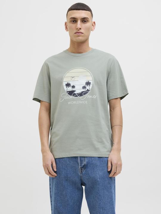 Image du produit Jack & Jones Gedruckt Rundhalsausschnitt T-shirt T-shirt (S)