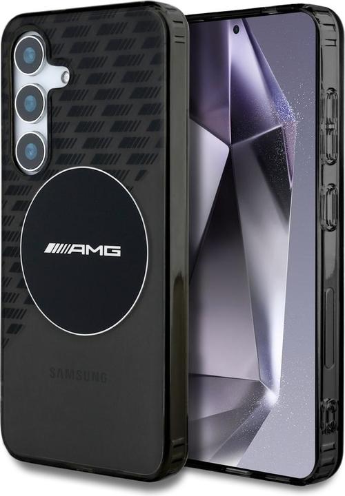 Immagine prodotto Mercedes AMG Transparent Rhombs MagSafe Case for Samsung Galaxy S25 - Black (Samsung Galaxy S25)