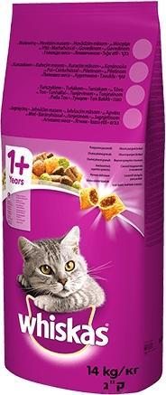 Produktbild Whiskas Cat Adult with Beef and Carrots 14kg (Senior, 1 Stk., 14000 g)