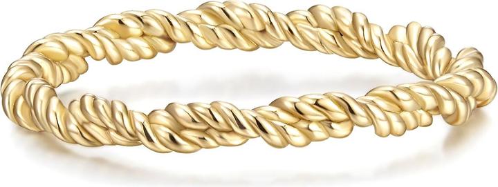 Actual product image Glanzstücke München Ladies Sterling Silver Yellow Gold - 29942 (54, 925 Silver)