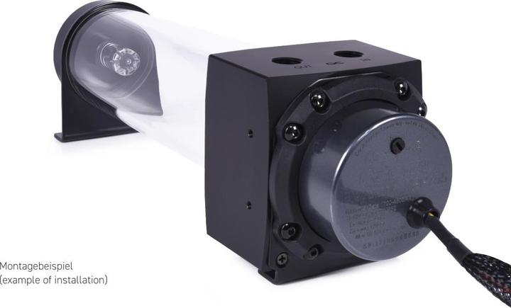Actual product image Alphacool Core 200 Aurora ARGB balance tank, acrylic