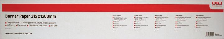 Produktbild OKI Banner Papier A4 215mmx1200mm (120 g/m², 250 x, A3)