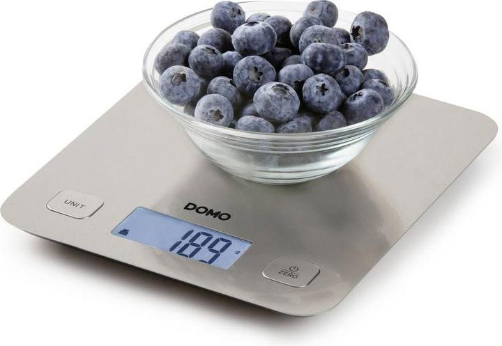 Image du produit Domo DO9239W. Type : Balance de cuisine électronique, Capacité de poids maximale : 5 kg, Précision : 1