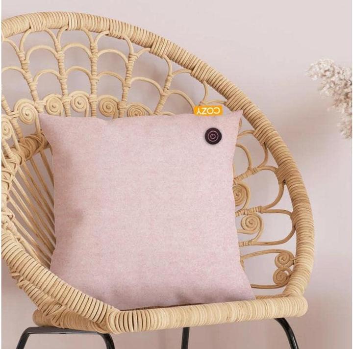 Produktbild Bodi-Tek warmtekussen | Una | Duurzaam & Draadloos | Infrarood | 45x45 cm | Cameo Pink| Grote Batterij (45 x 45 cm)