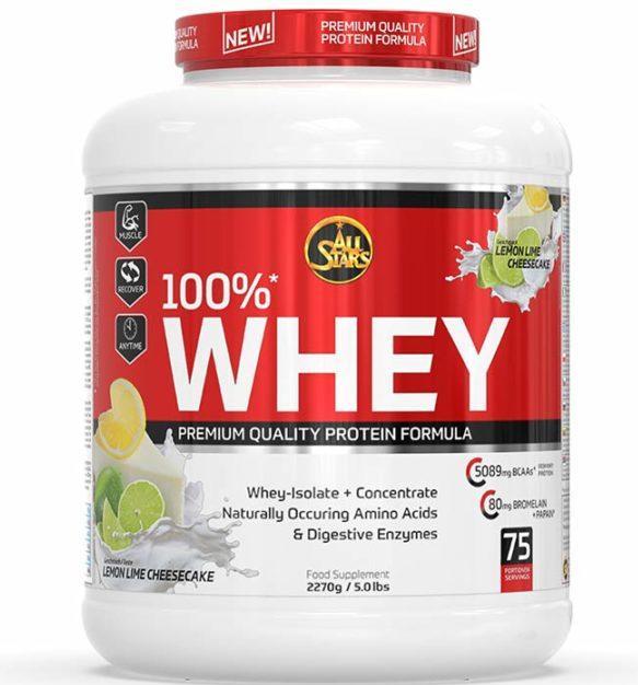 Image du produit All Stars 100% Whey Protein (2270 can) (Pêche, 1 pcs, 2300 g)