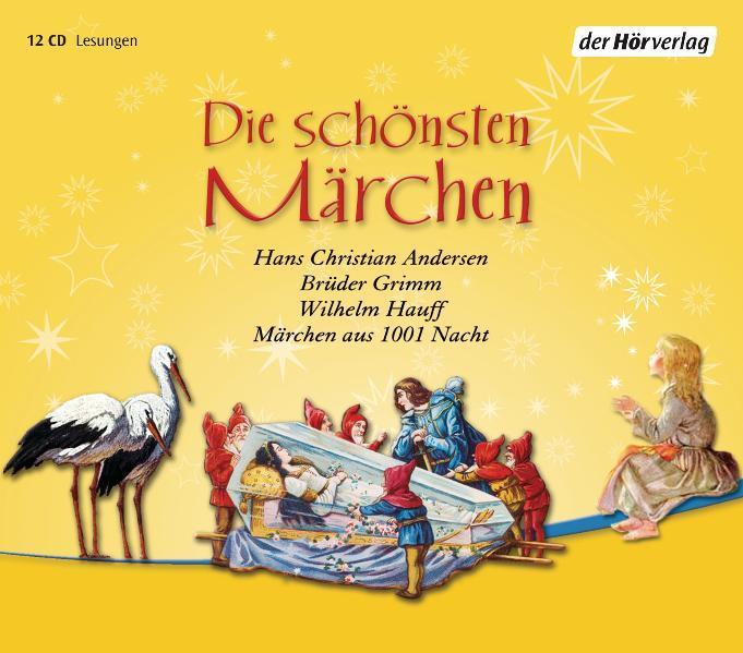 Image du produit Les plus beaux contes de fées (Frères Grimm, Hans Christian Andersen, William Hauff, Stefan Wilkening, Michael Mendl, Miroslav Nemec, Allemand)