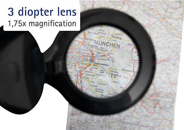 Image du produit Maul Lampe loupe LED MAULiris, dimmable, 470 lumen, 7 W, noir (470 lm)