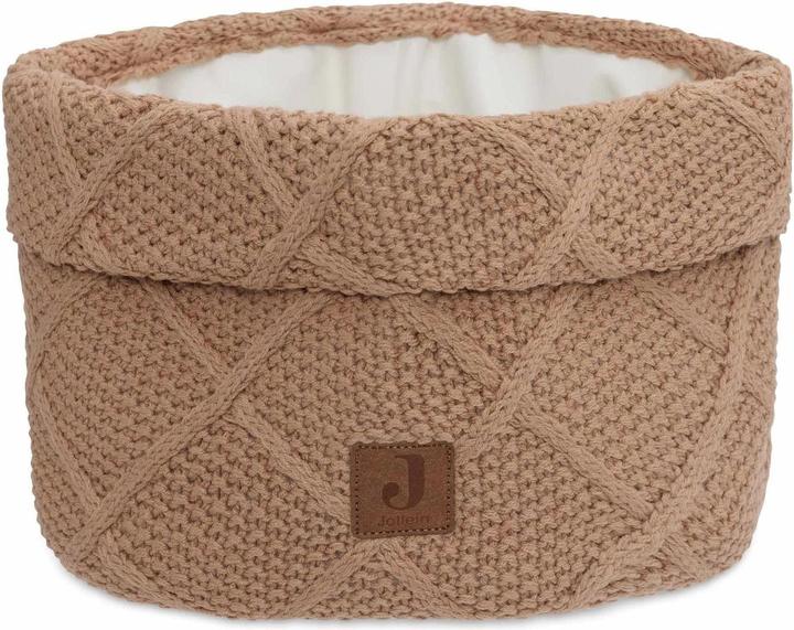 Immagine prodotto Jollein Cesto di cura Check Knit Biscuit 14 x 18 cm