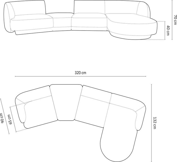 Actual product image Micadoni Miley (2 person sofa, 3-seater, 4-seater)