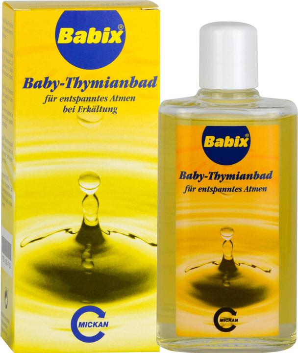 Actual product image Mickan Babix Baby Thyme Bath for Relaxed Breathing, 125 ml solution (125 ml)