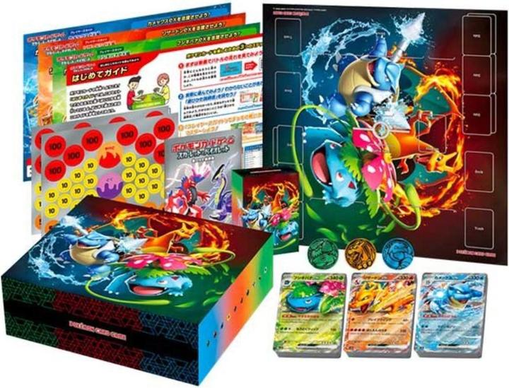 Actual product image Pokémon Special Deck Set ex Venusaur Charizard Blastoise (svG) (Japanese, Deck)
