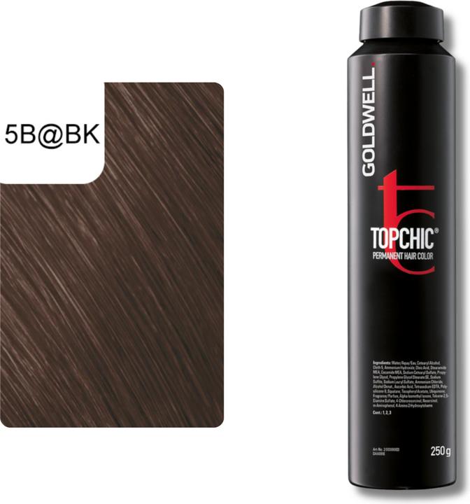 Actual product image Goldwell Topchic Elumenated (5B@BK brasil elumenated brown copper)