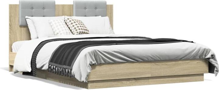 Immagine prodotto VidaXL Giroletto con testiera in rovere Sonoma (120 x 190 cm)