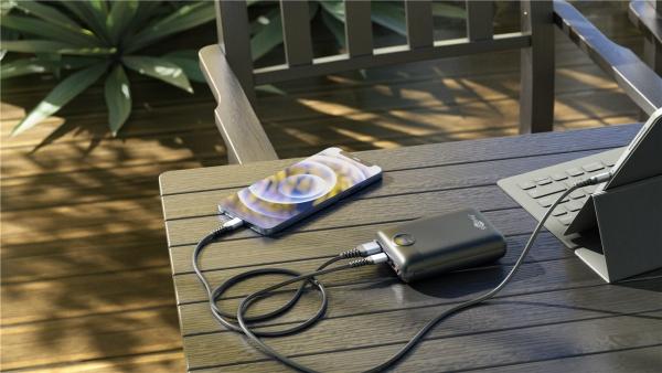 Immagine prodotto Goobay Powerbank compatto da 20.000 mAh (20 mAh, 22.50 W, 77 Wh)