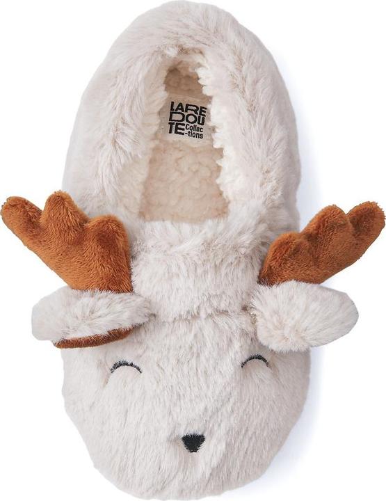 Actual product image La Redoute Collections Hausschuhe mit Rentierkopf (31)