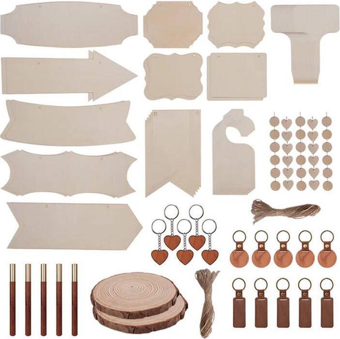 Productafbeelding LaserPecker Houten graveermaterialen set (190 stuks)