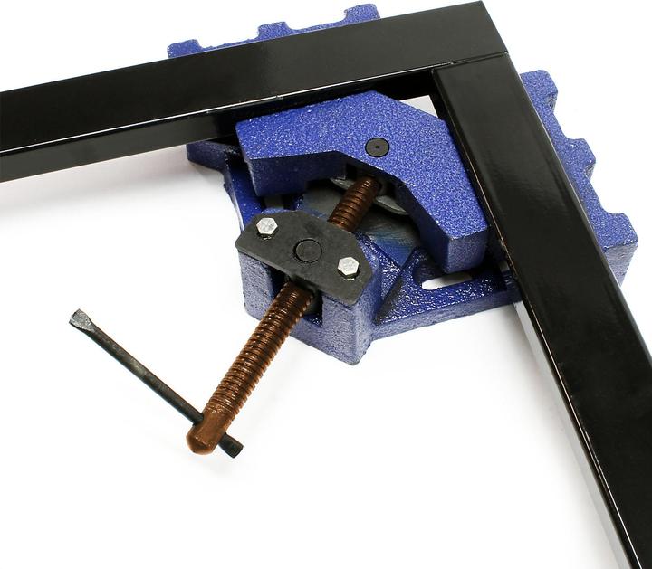 Image du produit Wiltec Etau d’angle Serrage Perçage 90° Étau serre joint à onglet Serrage angulaire (60 mm)