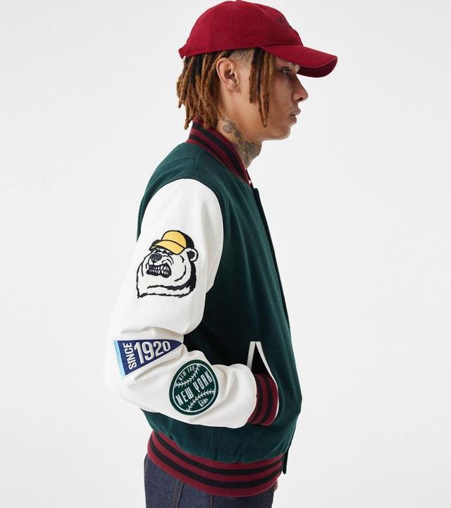 Produktbild New Era Varsity College Jacke - BRAND PATCHES - M (M)