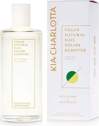 Kia Charlotta Vegan Natural Nail Polish Remover Eukalyptus & Zitronengras (100ml)