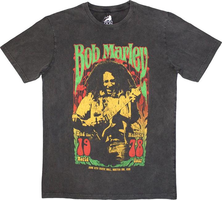 Actual product image Bob Marley 1978 Stone Wash (S)