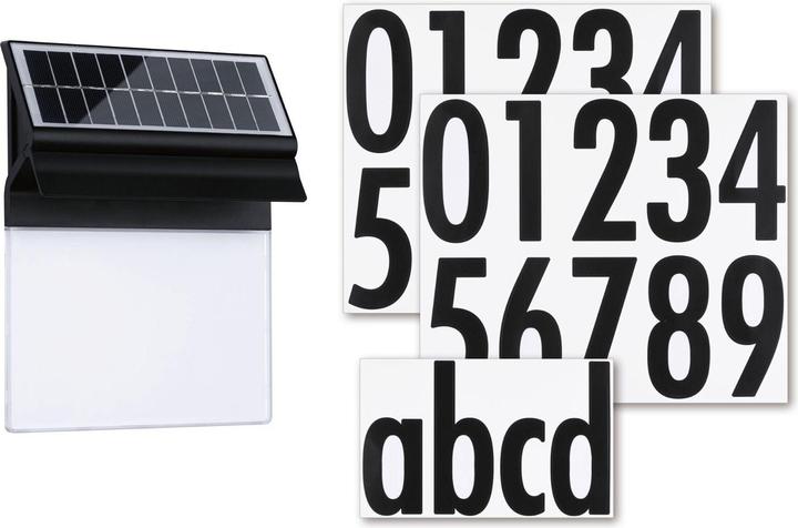 Image du produit Paulmann Numéros de maison solaires (14 lm, IP44)