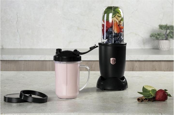 Immagine prodotto BerlingerHaus Frullatore multifunzione con controllo touch, tritaghiaccio, nero oro rosa, 400 W (400 W)