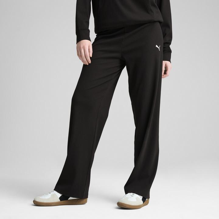 Produktbild Puma ESS ELEVATED High-Waist Straight Leg Rib Pant (S)