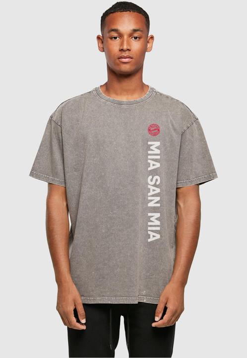 Produktbild FC Bayern München MSM Logo Acid Washed Heavy Oversize Tee - 117373 (L)