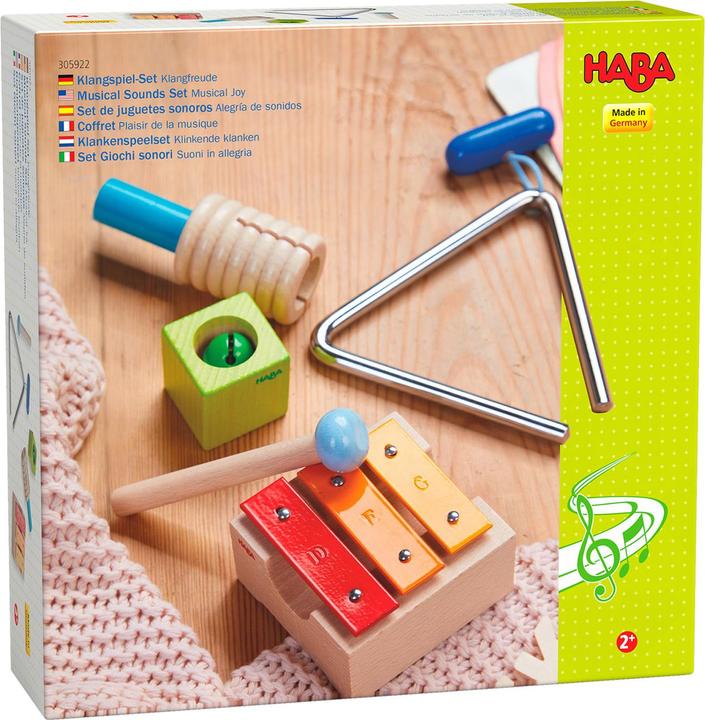 Produktbild Haba Klangspiel Set Klangfreude (Französisch, Deutsch, Italienisch, Englisch)