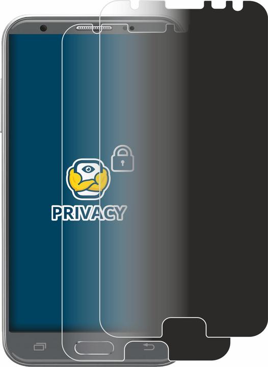 Produktbild BROTECT Sichtschutzfolie Anti-Spy Privacy Folie Blaulicht-Schutz (2 Stück, Samsung Galaxy J3 Emerge)