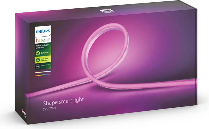 Actual product image Philips Hue Outdoor Lightstrip (RGBW, 500 cm, Outdoor)