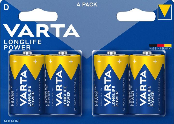 Immagine prodotto Varta potenza a lunga durata (4 pz., D, 16500 mAh)