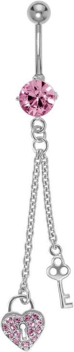 Immagine prodotto Bijouteria Piercing ventre (Acciaio inossidabile, Vetro (di orologio), Ottone)