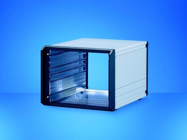Image du produit Schroff Boîtier 4 et 6 U, non blindé - PROPAC PRO GEH.4HE 84TE 446T (84 HE, Rack 19 pouces)