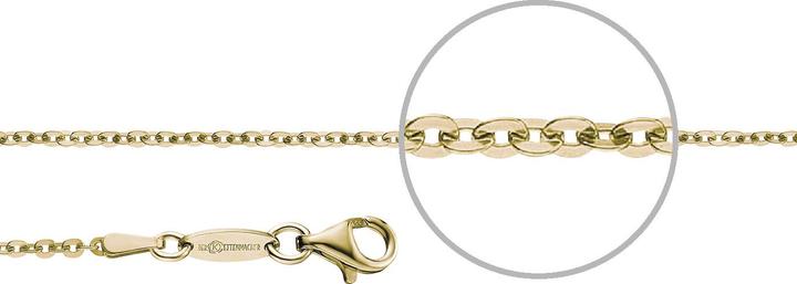 Image du produit Der Kettenmacher Chaîne en brillants or diamantée 1,9 mm 50 cm (Argent sterling 925, 50 cm)
