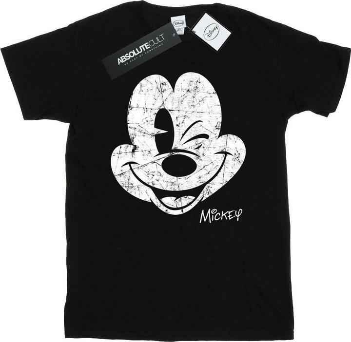 Immagine prodotto Disney Mickey Mouse Distressed Face Maglietta Uomo (XL)