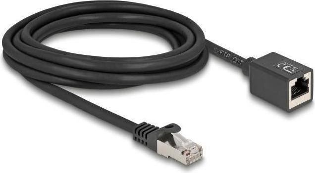 Actual product image Delock Network extension cable RJ45 plug to RJ45 socket (S/FTP, CAT6a, 3 m)