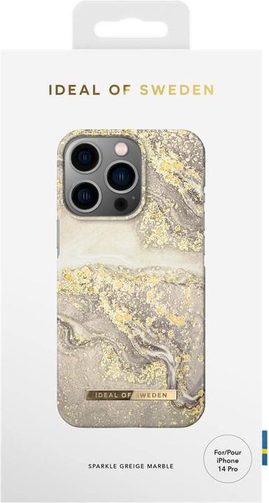 Produktbild iDeal Of Sweden Sparkle Greige Marble (Apple iPhone 14 Pro)