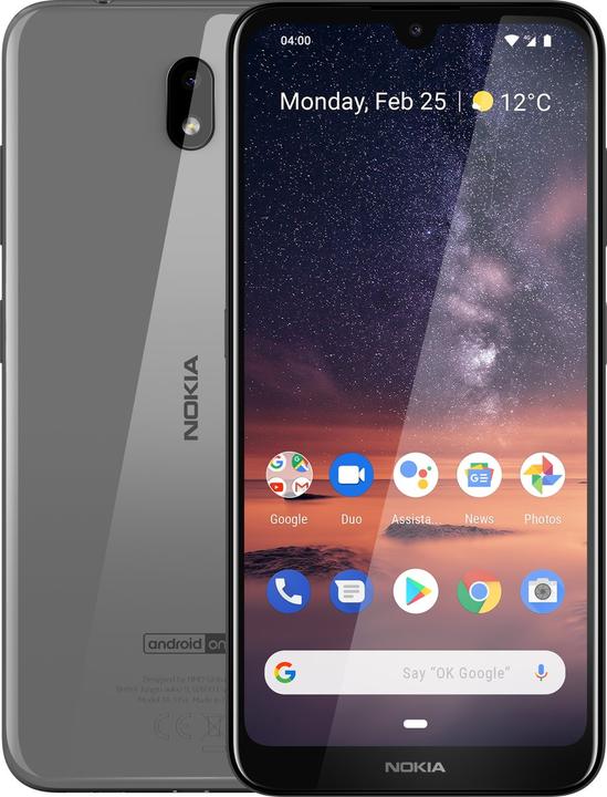 Produktbild Nokia 3.2 (16 GB, Stahl, 6.26", Dual SIM + SD, 13 Mpx, 4G)