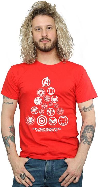 Actual product image Mens Avengers Endgame Pyramid Icons T-Shirt (S)